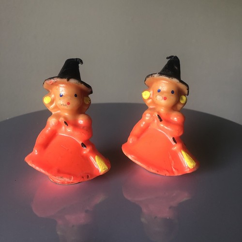 Two halloween candle gurley - two,